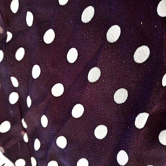 Rye l Polka Dot / Striped Navy and White Asymmetrical Dress NWOT - Picture 9 of 9